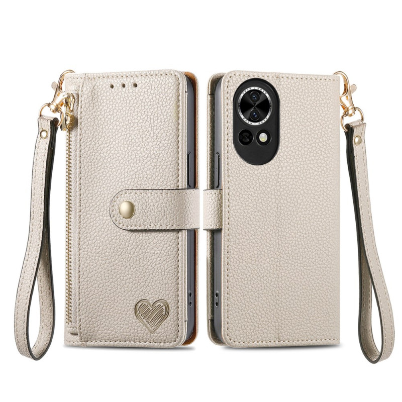 Capa Huawei Nova 13 com RFID e coração