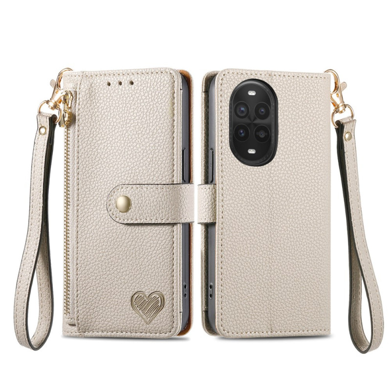 Capa Huawei Nova 13 Pro Proteção RFID Design em forma de coração