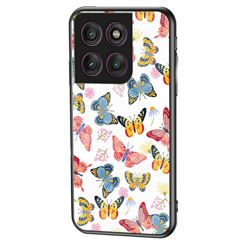 Capa Motorola Edge 60 Pro Borboletas de vidro temperado
