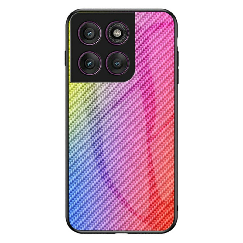 Capa Motorola Edge 60 Pro Fibra de carbono de vidro temperado
