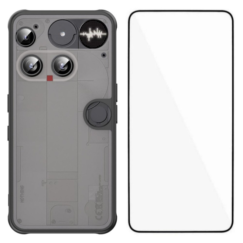 Capa híbrida para Nothing Phone (3) com protetor de ecrã