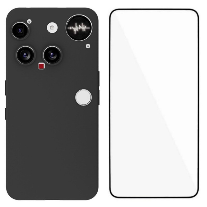 Capa para telemóvel Nothing (3) Silicone com protetor de ecrã