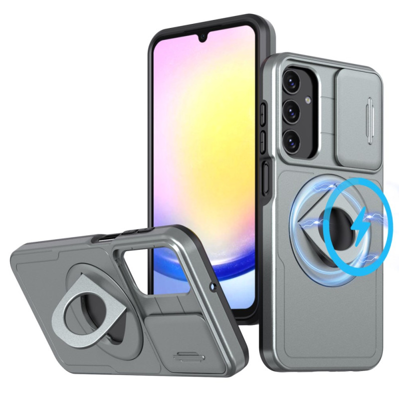 Capa para Samsung Galaxy A05s Pure Suporte integrado e protetor de protecção para lente
deslizante