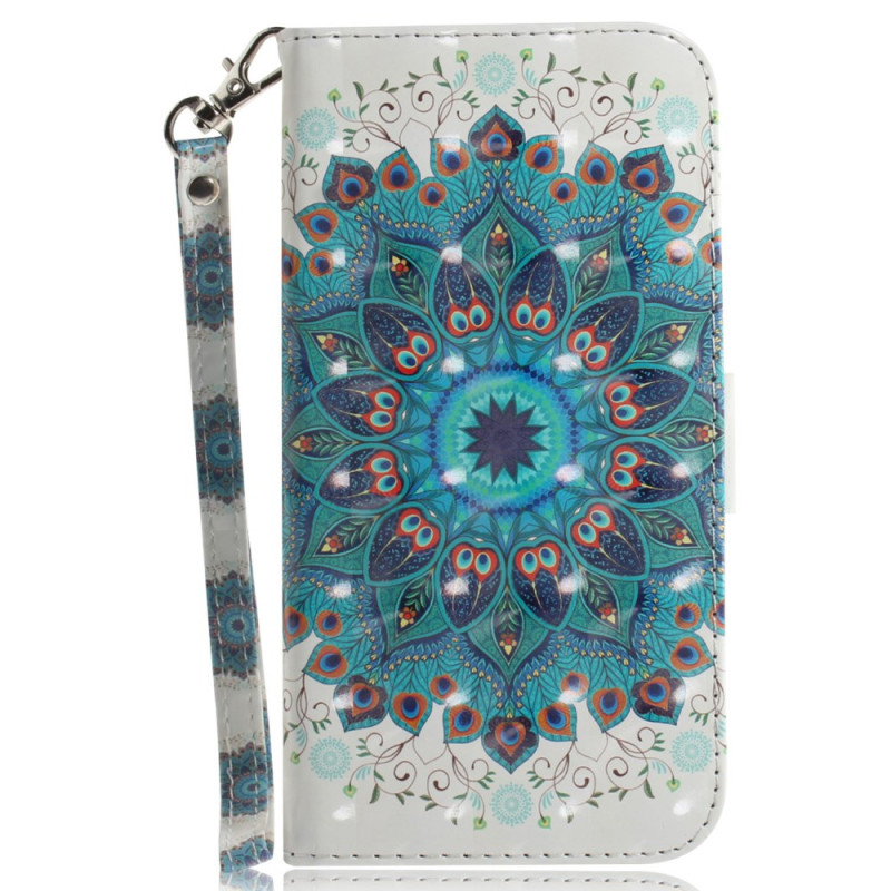 Capa com fita Mandala Verde para Samsung Galaxy S25 FE