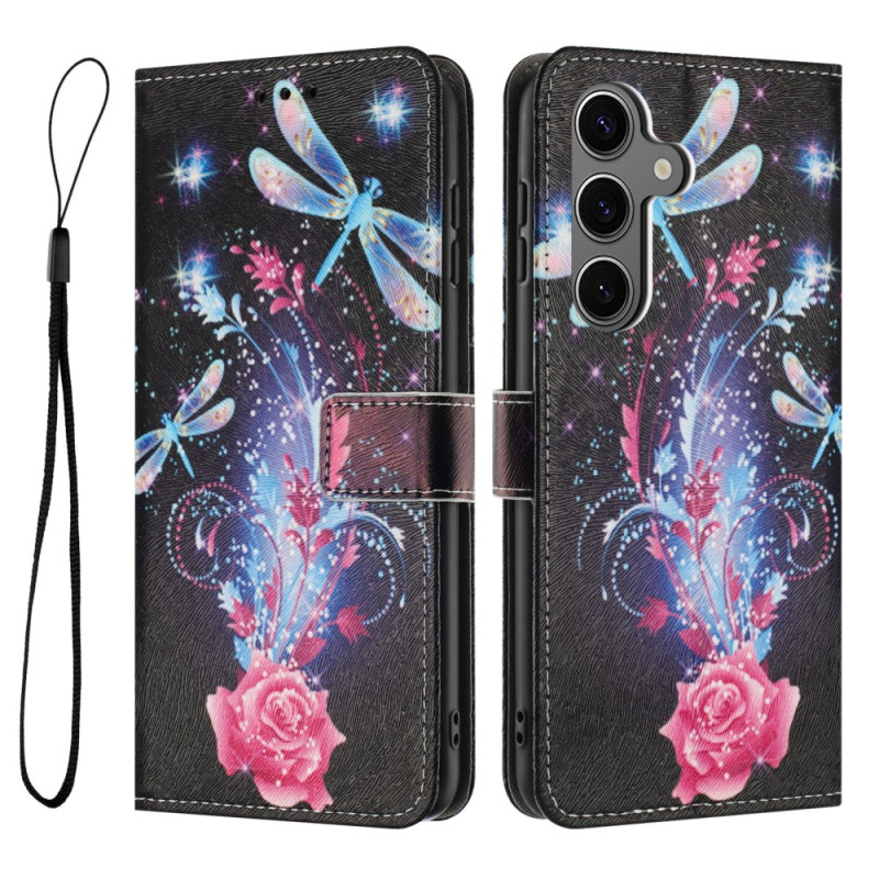 Capa para Samsung Galaxy S25 FE - Padrão libélula