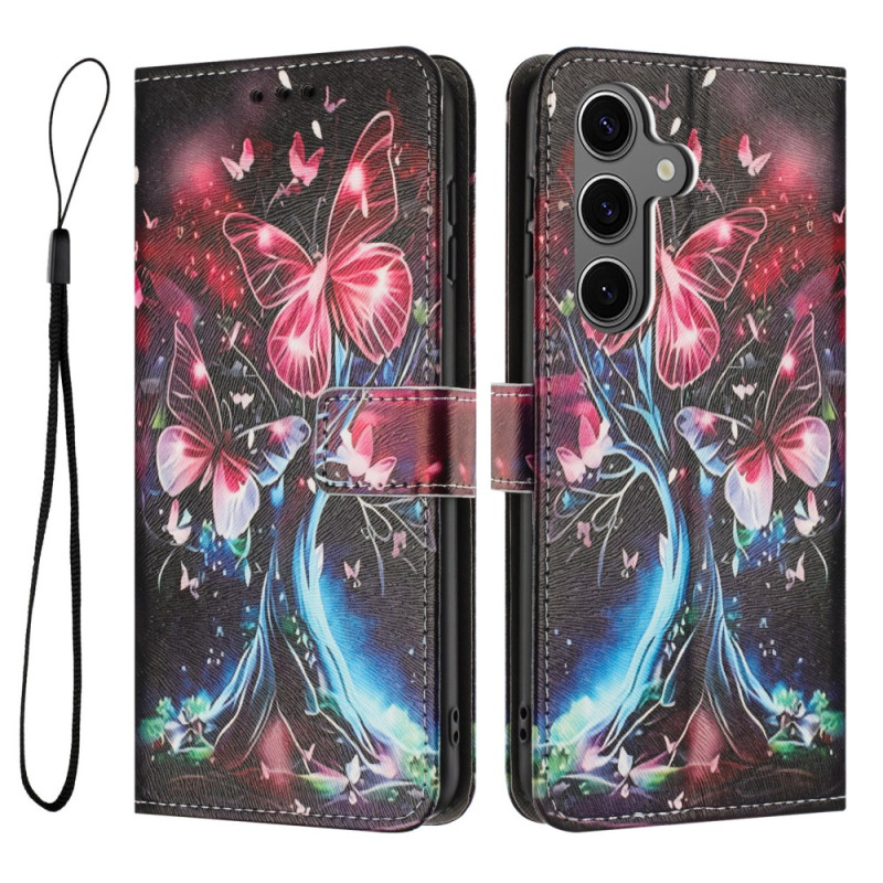 Capa para Samsung Galaxy S25 FE Árvore de libélulas