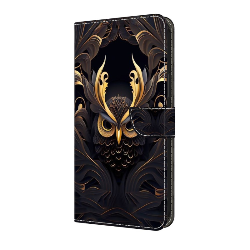 Capa para Samsung Galaxy S25 FE Coruja dourada
