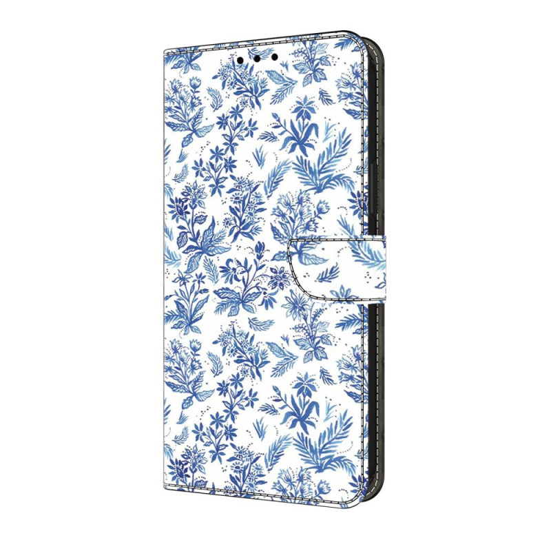 Capa Samsung Galaxy S25 FE Flores azuis