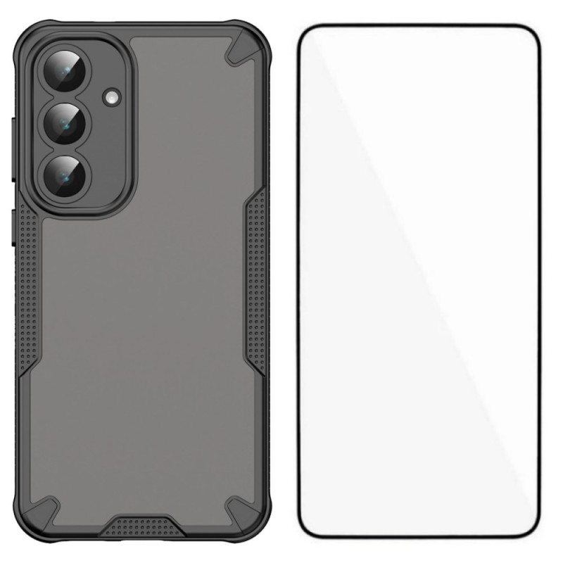 Capa híbrida para Samsung Galaxy S25 FE com protetor de ecrã