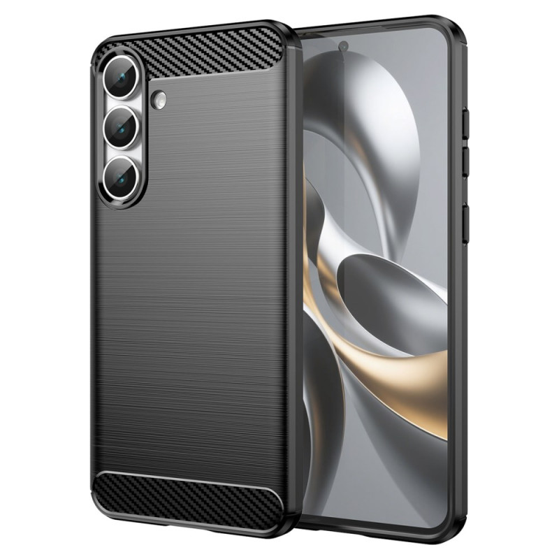 Capa de fibra de carbono escovada para Samsung Galaxy S25 FE