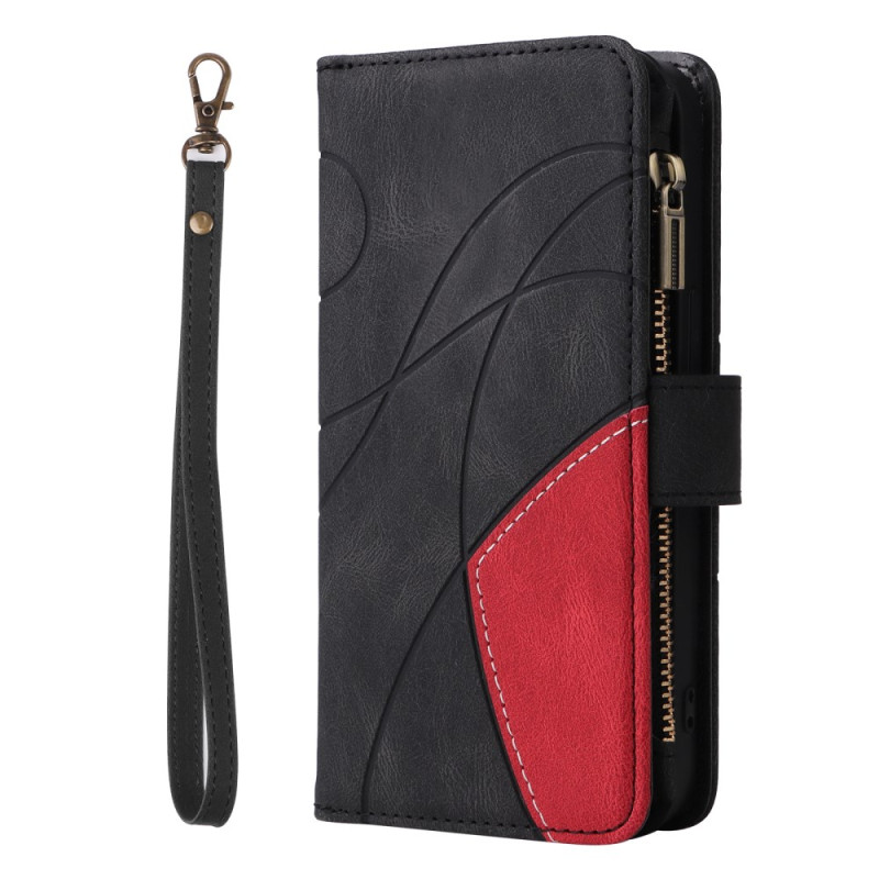 Capa para Samsung Galaxy S25 FE com dois tons de ondulado