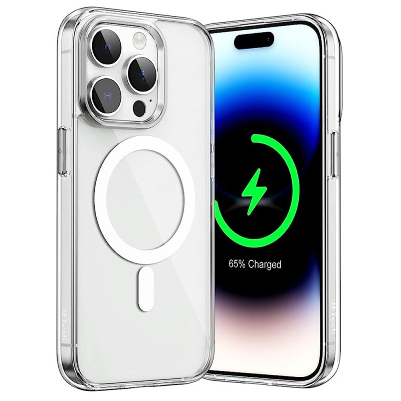 Capa para iPhone 15 Pro compatível com MagSafe com anel magnético