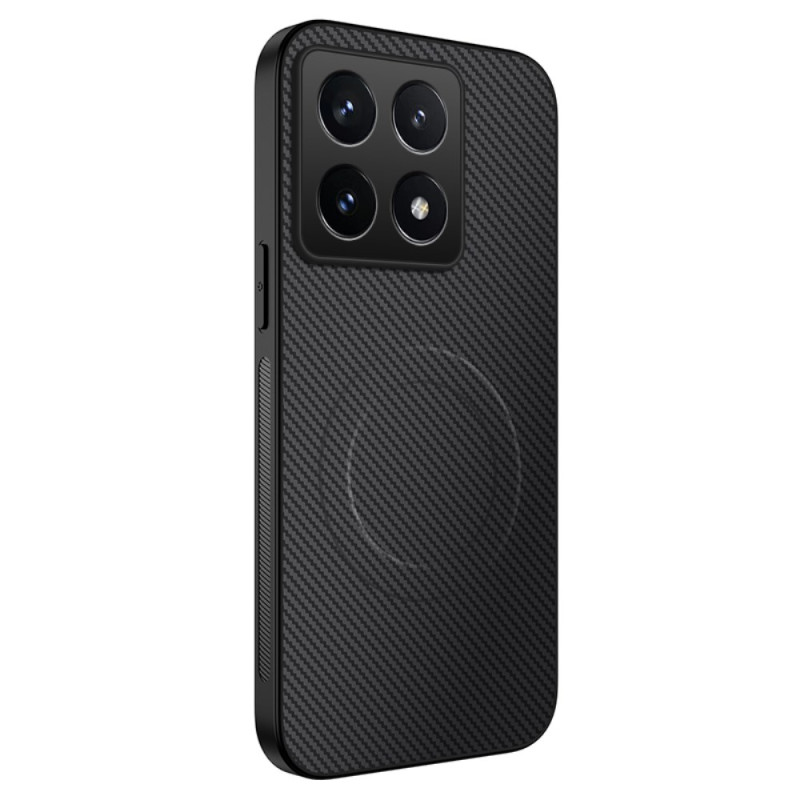 Capa compatível com MagSafe Xiaomi 14T em fibra de carbono