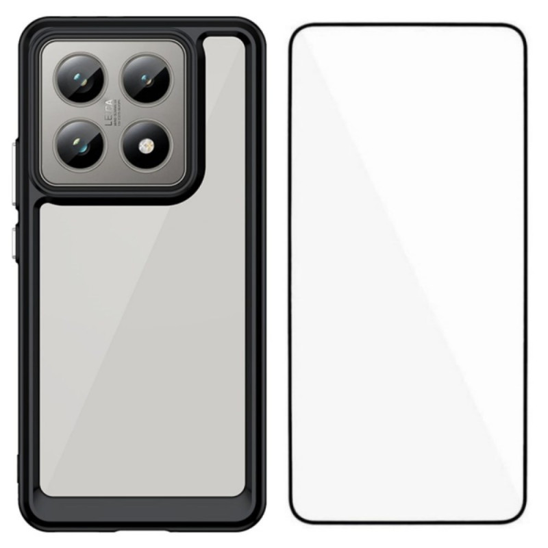 Capa híbrida para Xiaomi 14T com protetor de ecrã