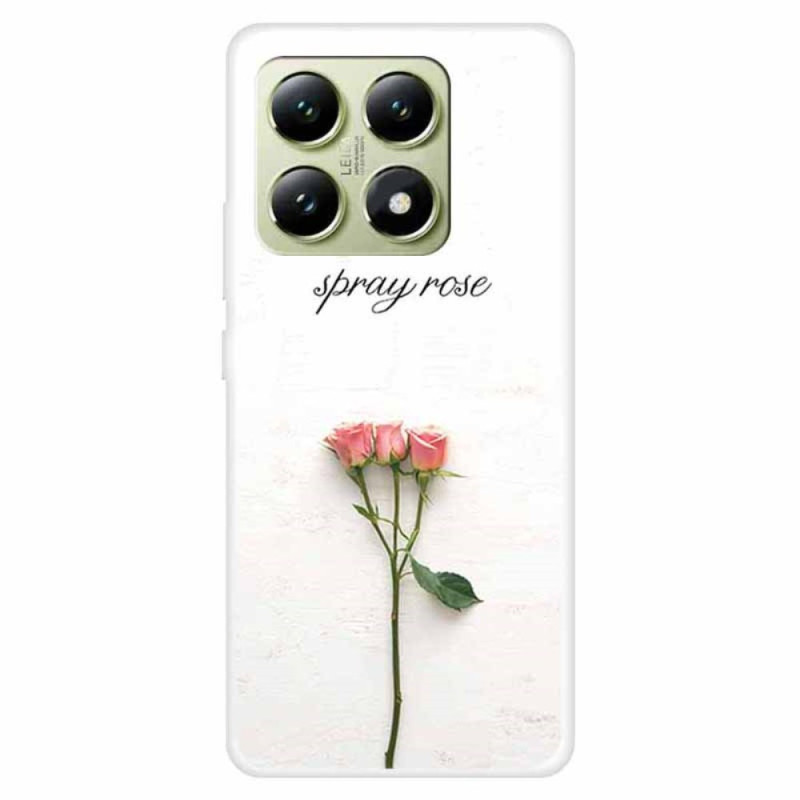 Capa Três Flores para Xiaomi 14T