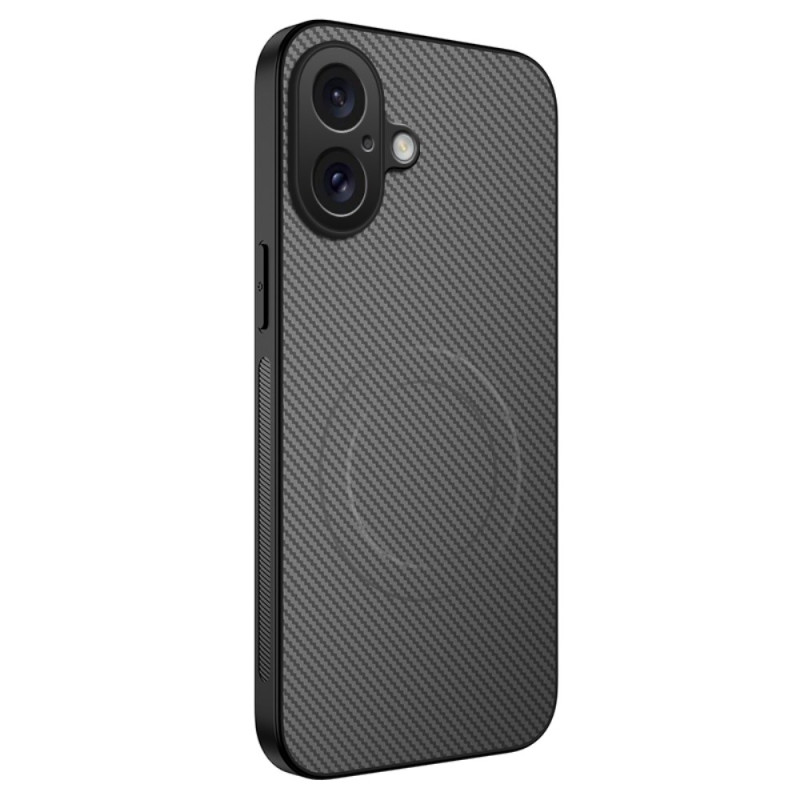 Capa para iPhone 17 compatível com MagSafe Fibra de carbono