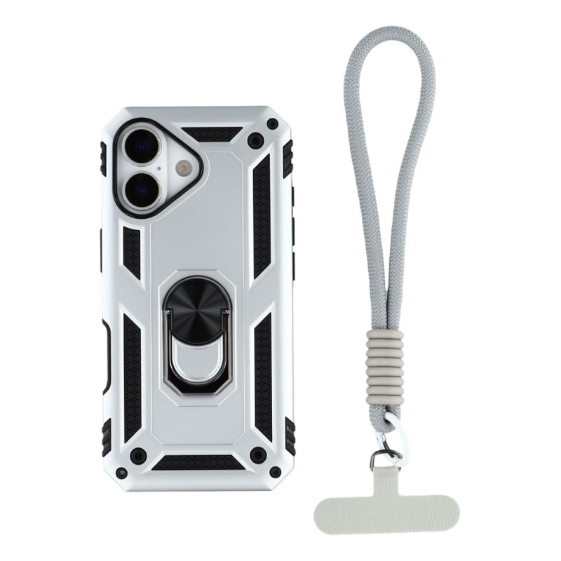 Capa para iPhone 17 Suporte rotativo de 360° e correia