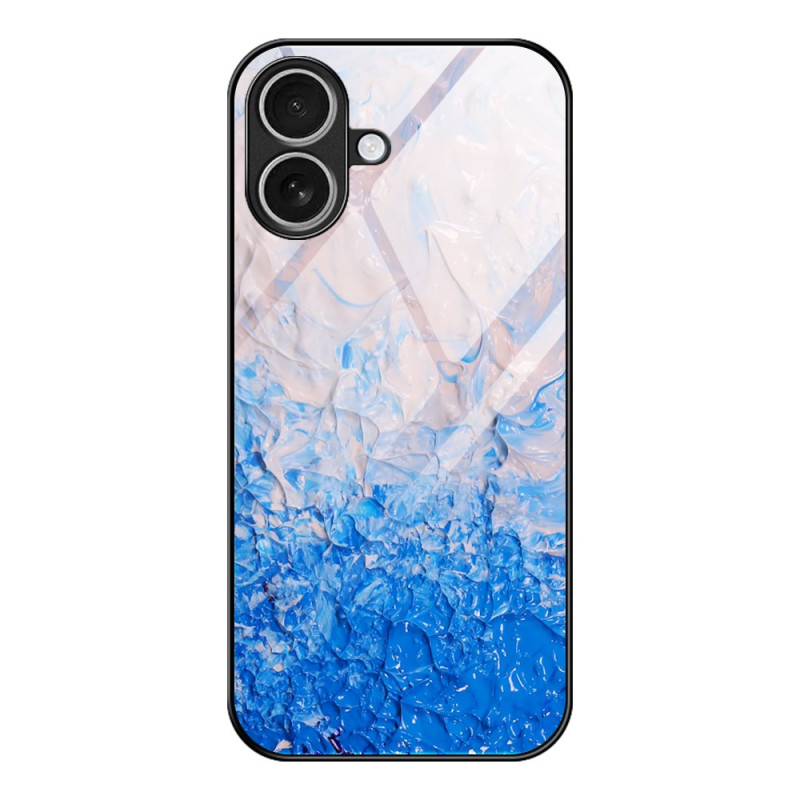 Capa iPhone 17 Vidro temperado Padrão mármore