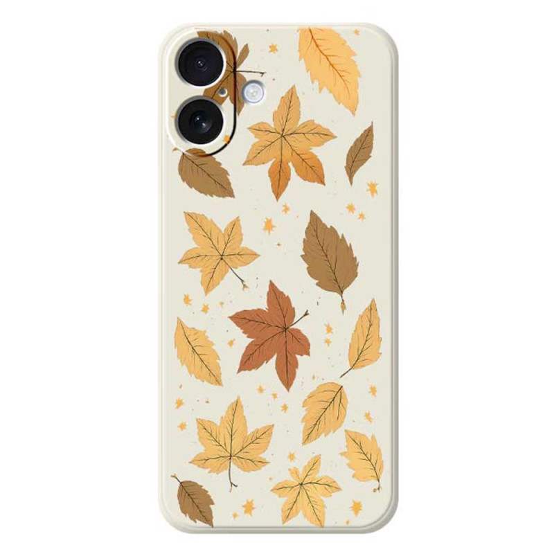 Capa dura para iPhone 17 Silicone líquido Maple Leaves