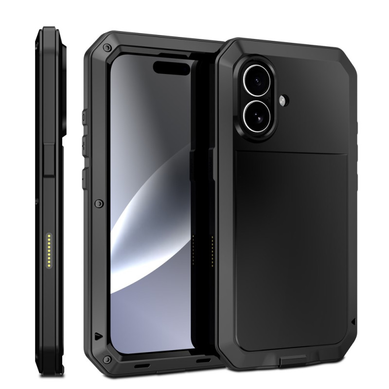 Capa para iPhone 17 com proteção de ecrã em vidro temperado