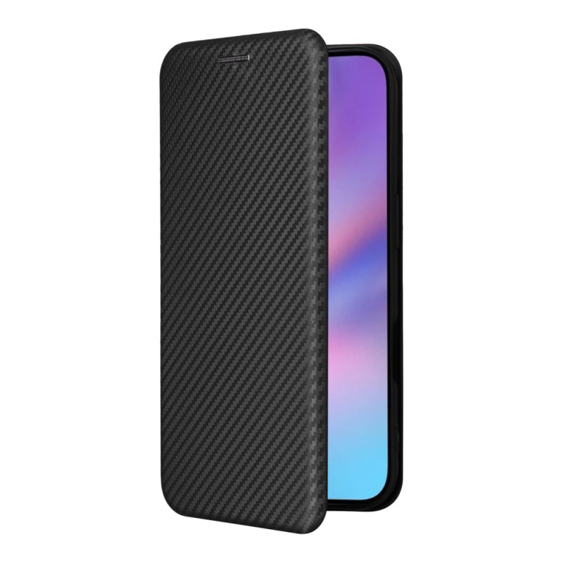 Capa Flip Cover iPhone 17 Fibra de carbono