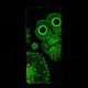 Huawei P30 Pro Case Owl Mandala Fluorescente
