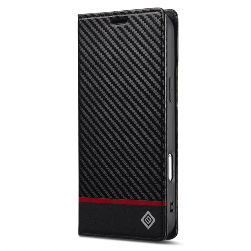 Capa articulada para iPhone 17 Pro em fibra de carbono LC.IMEEKE