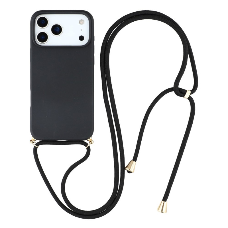 Capa com cordão para iPhone 17 Pro Silicone
