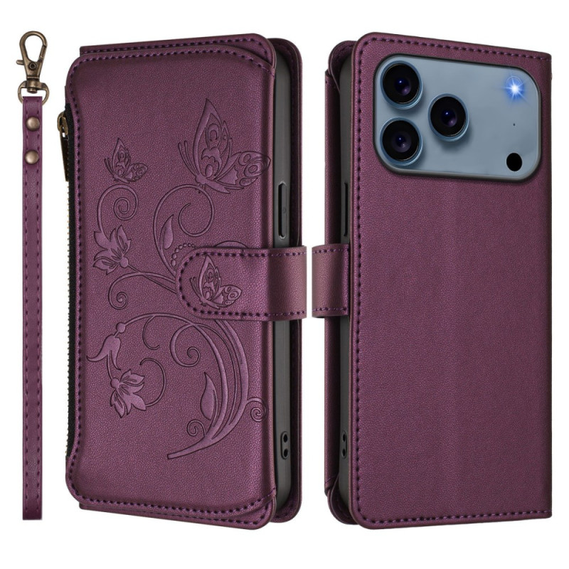 Capa iPhone 17 Pro com impressão floral em Lnaière