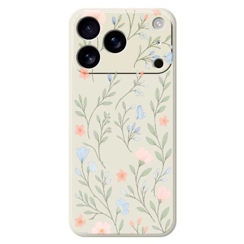 Capa de silicone líquida para iPhone 17 Pro Floralie