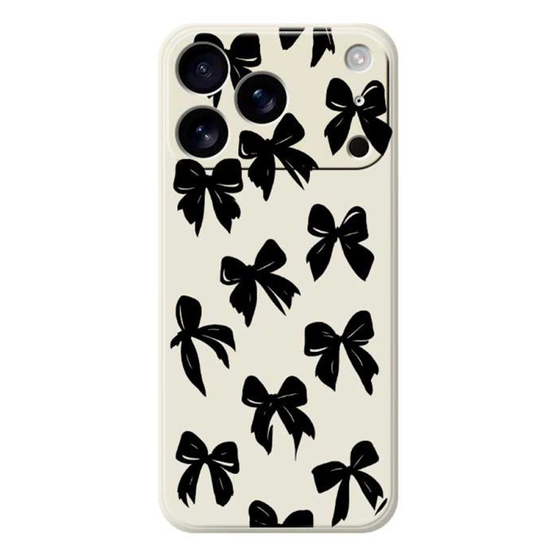 Capa de silicone líquida para iPhone 17 Pro Nó preto