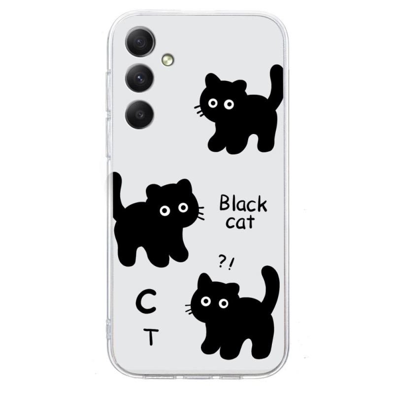 Capa para Samsung Galaxy A07 Gatos pretos