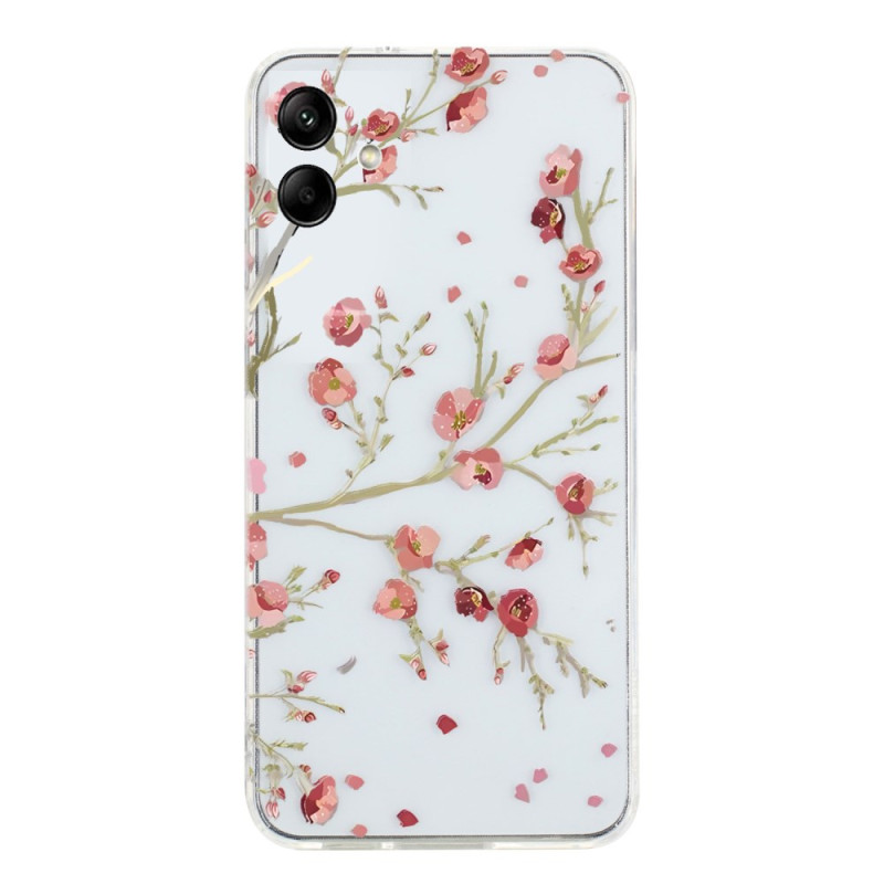 Capa para Samsung Galaxy A07 Flores vermelhas