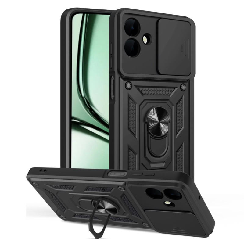 Capa Samsung Galaxy A07 com tampa deslizante para câmara e suporte
