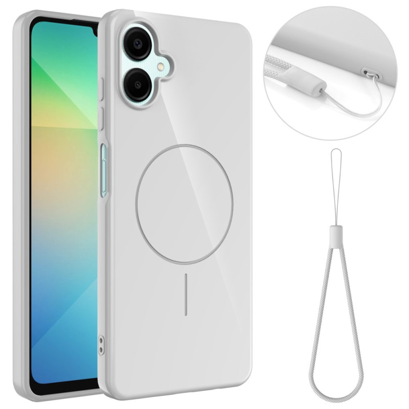 Capa compatível com Samsung Galaxy A07 4G MagSafe com cordão de segurança
