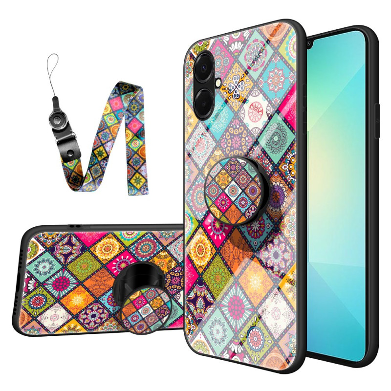 Capa para Samsung Galaxy A07 Anel e bracelete em patchwork
