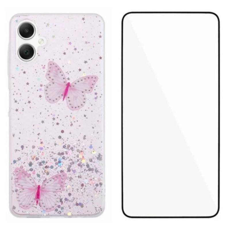 Capa Samsung Galaxy A07 Glitter com protetor de ecrã