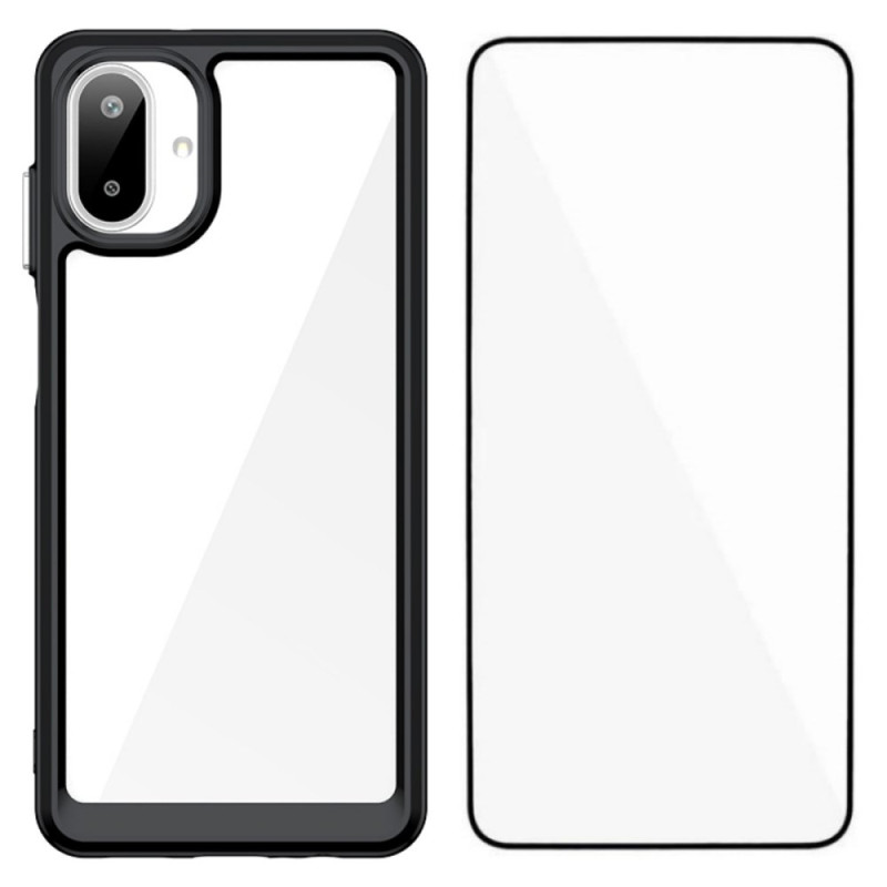 Capa híbrida para Samsung Galaxy A07 com protetor de ecrã