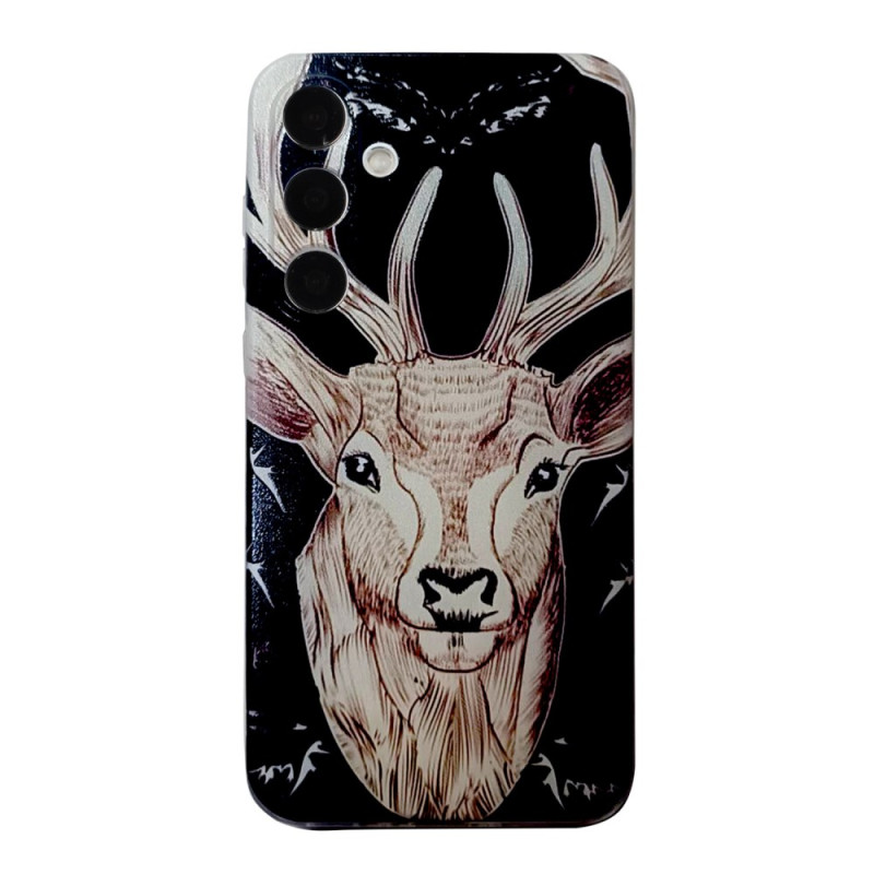 Capa com cabeça de veado para Samsung Galaxy A17 5G
