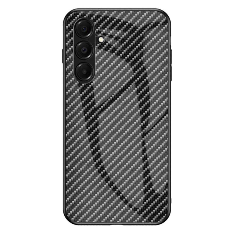Capa de vidro temperado de fibra de carbono para Samsung Galaxy A17 5G