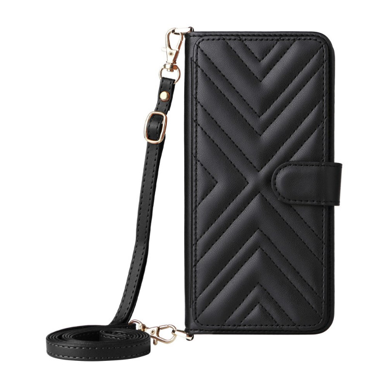 Capa acolchoada para Samsung Galaxy A17 5G com alça de ombro e alça de mão