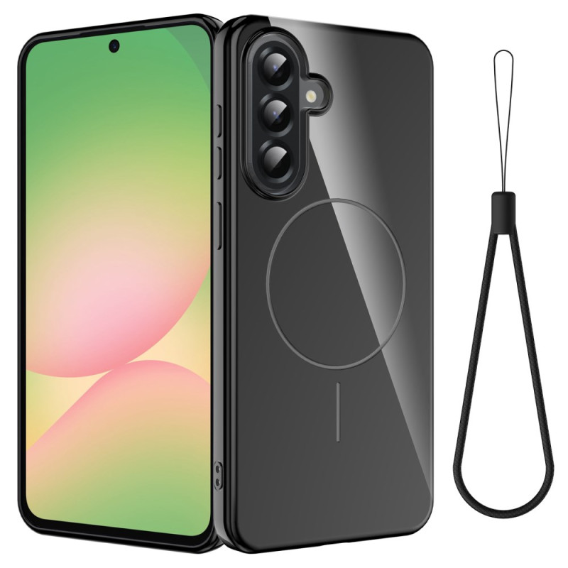 Capa compatível com Samsung Galaxy A17 5G MagSafe com alça de mão