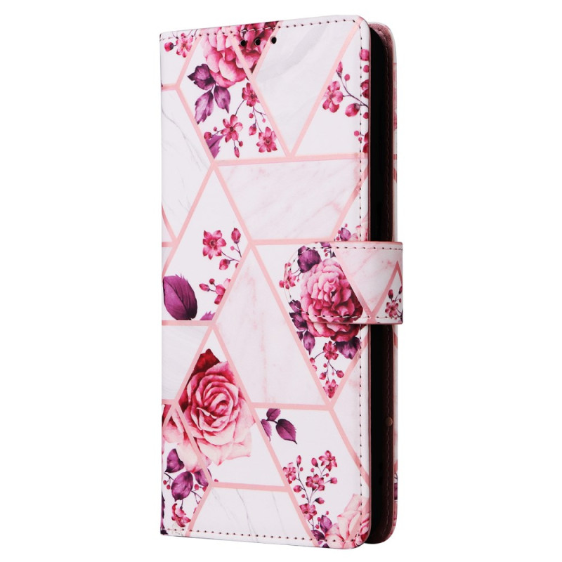 Capa para Samsung Galaxy A17 5G Design em mármore com alça