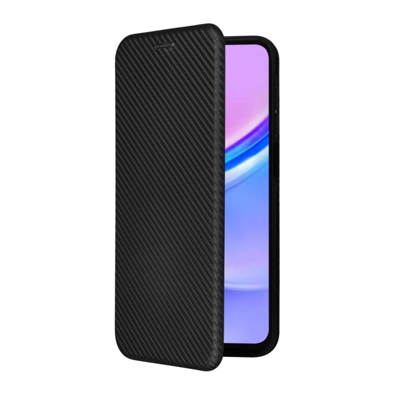 Capa Flip Cover Samsung Galaxy A17 5G Fibra de Carbono