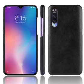Xiaomi Mi 9 Efeito Lychee da capa de couro