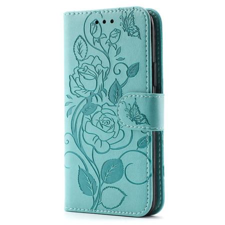 Capa com estampado floral...