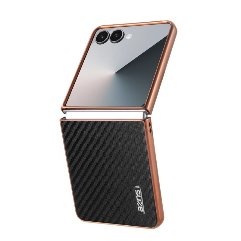 Capa de fibra de carbono para Samsung Galaxy Z Flip 7 AZNS