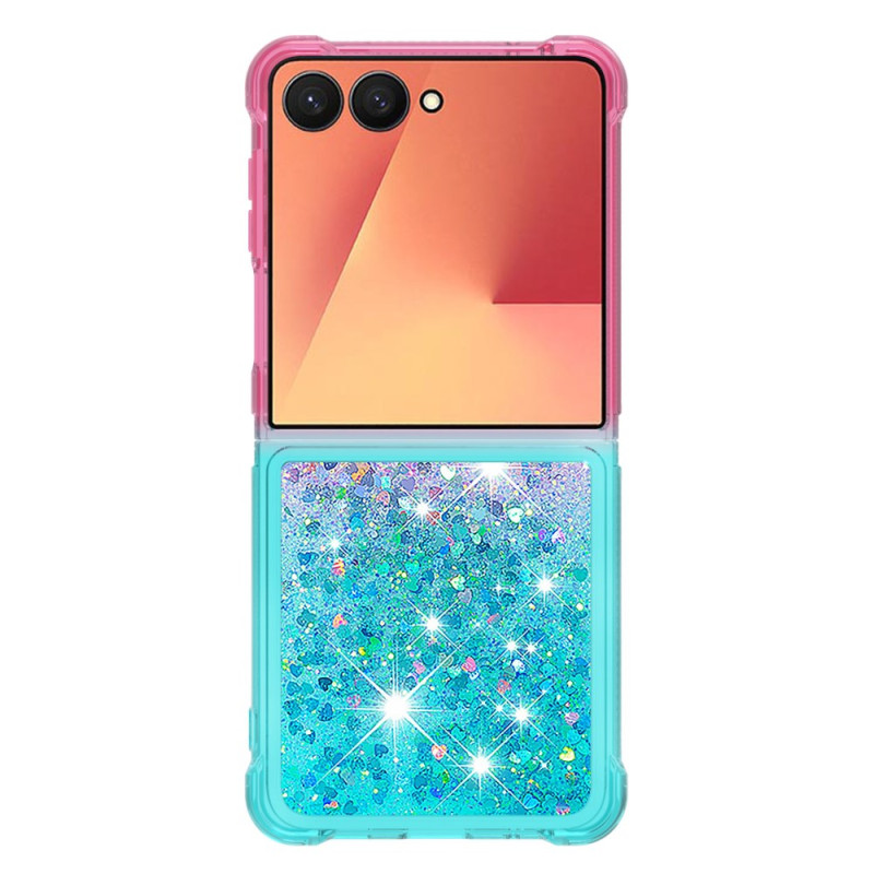 Capa para Samsung Galaxy Z Flip 7 Gradiente Glitter