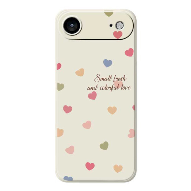 Capa iPhone 17 Air Corações coloridos