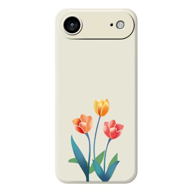 Capa iPhone 17 Air Colorida Tulipas